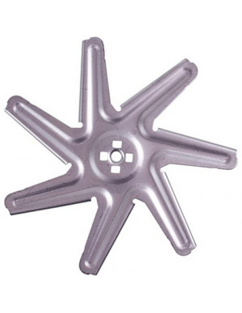 Крильчатка вентилятора для духовки Bosch 00650472 (металева) D=150mm d отв.=6mm Крильчатка вентилятора для духовки Bosch 00650472 (металева) D=150mm d отв.=6mm