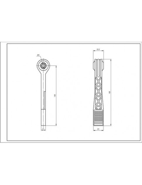 Поршень для амортизатора пральної машини Bosch 00673541 (2 шт.) L=150mm D отвору=8mm