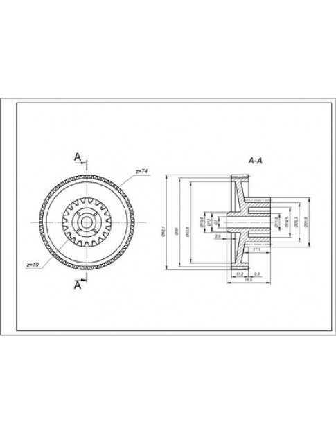 Шестерня мала для м&aposясорубки Zelmer \ Bosch 187.0003 00793635 Шестерня мала для м&aposясорубки Zelmer \ Bosch 187.0003 00793635
