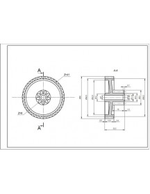 Шестерня середня для м&aposясорубки Zelmer \ Bosch 187.0004 00793636