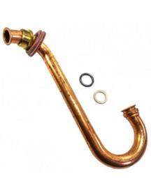 Трубка обратки теплообмінника для газового котла Vaillant Atmo/Turbo MAX Plus/Pro (до 2007 р.) 019383 Трубка обратки теплообмінника для газового котла Vaillant Atmo/Turbo MAX Plus/Pro (до 2007 р.) 019383