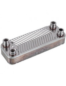 Теплообмінник пластинчастий ГВП (12 пластин) для газового котла Vaillant 065028