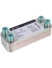 Теплообмінник пластинчастий ГВП (16 пластин) для газового котла Vaillant atmo/turbo MAX plus/pro VUW 065088