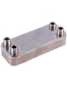 Теплообмінник пластинчастий ГВП (12 пластин) для газового котла Vaillant аtmo/turbo MAX plus/pro 065131