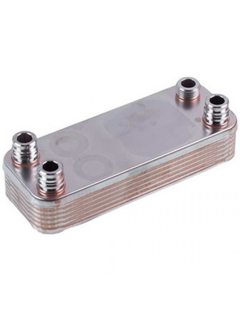 Теплообмінник пластинчастий ГВП (12 пластин) для газового котла Vaillant аtmo/turbo MAX plus/pro 065131