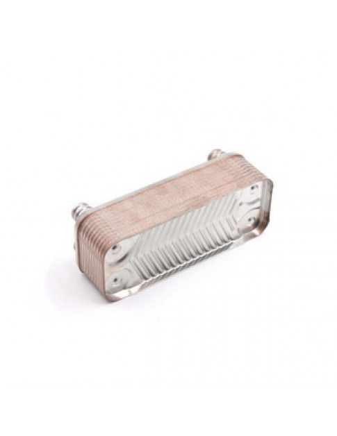 Теплообмінник пластинчастий ГВП (20 пластин) для газового котла Vaillant 065153 Теплообмінник пластинчастий ГВП (20 пластин) для газового котла Vaillant 065153