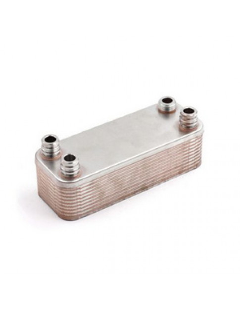 Теплообмінник пластинчастий ГВП Alfa Laval (20 пластин) для газового котла Vaillant Max Pro/Plus 18-36 кВт 065153 Теплообмінник пластинчастий ГВП Alfa Laval (20 пластин) для газового котла Vaillant Max Pro/Plus 18-36 кВт 065153