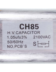Конденсатор 1.05uF CH85-21105 2100V для мікрохвильової печі LG 0CZZW1H004C Конденсатор 1.05uF CH85-21105 2100V для мікрохвильової печі LG 0CZZW1H004C