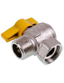 Газовий кран кульовий кутовий 3/4