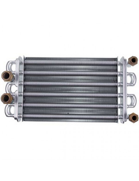 Теплообмінник бітермічний (79 ламелей) для газового котла Immergas Eolo/Nike Star 23 кВт 1.023625