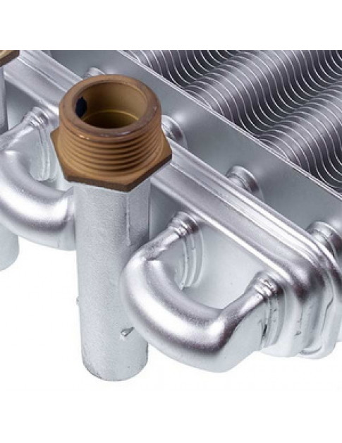 Теплообмінник бітермічний (79 ламелей) для газового котла Immergas Eolo/Nike Star 23 кВт 1.023625