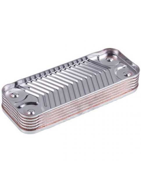 Теплообмінник пластинчастий ГВП (12 пл.) для газового котла Immergas Eolo/Nike Mini 3E, Mythos 2 E, Major 4 E 1.028657