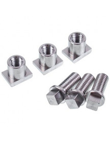 Комплект гвинтів та гайок (по 3 шт.) для кріплення лез до ножа м&aposясорубки Unger (CUVITINEW) Lame Italia 100040