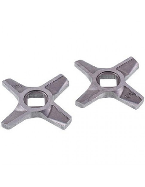 Набір ножів для м&aposясорубки Zelmer 10003882 ZMMA025X (2 шт.) D=47mm s=5mm Отвір=9x9mm NR5 двосторонні