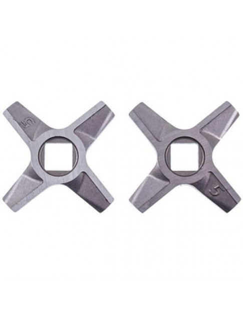 Набір ножів для м&aposясорубки Zelmer 10003882 ZMMA025X (2 шт.) D=47mm s=5mm Отвір=9x9mm NR5 двосторонні