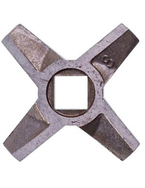 Ніж для м&aposясорубки Zelmer ZMMA028X (A863109.00) 10003883 D=55.5mm s=5mm Отвір=10x10mm NR8 (двосторонній)