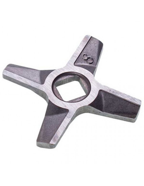 Ніж для м&aposясорубки Zelmer/Bosch 10003883 D=55.5mm s=5mm Отвір=10x10mm NR8 ZMMA028X (A863109.00) (двосторонній)