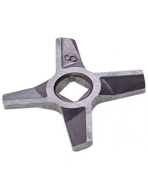 Ніж для м&aposясорубки Zelmer/Bosch 10003883 D=55.5mm s=5mm Отвір=10x10mm NR8 ZMMA028X (A863109.00) (двосторонній)