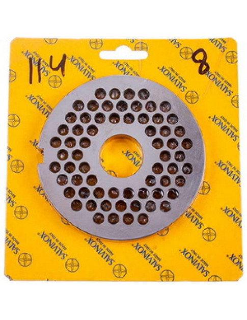 Решітка для м&aposясорубки Lame Italia 100088 8mm D=114mm (з пазом) Unger D114