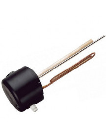 Тен для бойлера з термостатом Drazice 100541560 RDU 18 2500W L=560mm фланець 188mm