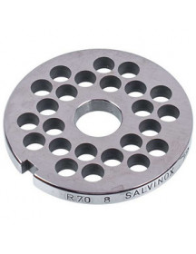 Решітка для м&aposясорубки Lame Italia 100610 8мм D=69,6мм (з пазом) Unger R70 (PRF8)