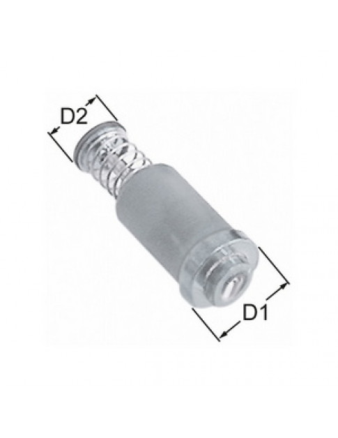 Вставка магнітна для газового клапана газової плити 101060 D=15,4/11,5mm L=39mm