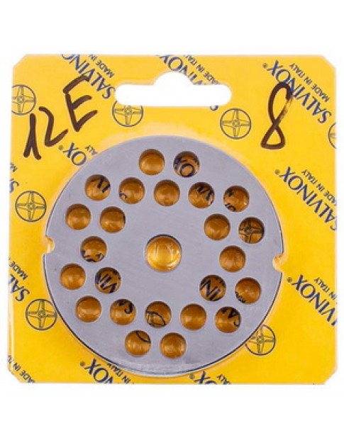 Решітка для м&aposясорубки Lame Italia 103040 8mm D=70mm (з двома пазами) Enterpise 12 (PF128SM)