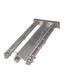 Пальник для газового лава-гриля Electrolux Professional/Zanussi 104122 2-х рядний 430x205x45mm