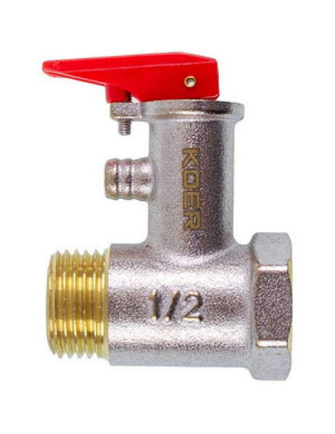 Предохранительный клапан для бойлера Koer 104292 KR.1040 - 1/2'' 8BAR (универсальный)
