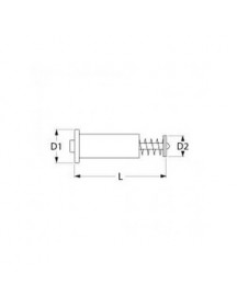 Вставка магнітна для газового клапана газового обладнання Mertik 106221 D=19/14mm L=32mm Вставка магнітна для газового клапана газового обладнання Mertik 106221 D=19/14mm L=32mm