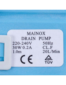 Помпа (насос) для пральної машини 10MA53 Mainox 30 Вт (контакти спарені спереду, на 8 засувок)