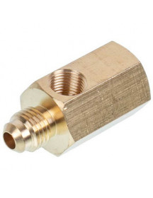 Перехідник до вакуумного насоса під манометр (SAE 1/4-1/4 NPT 1/8) VALUE 110003055 