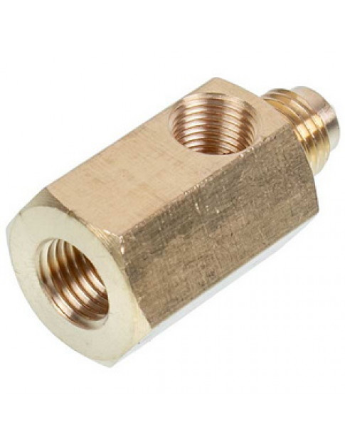 Перехідник до вакуумного насоса під манометр (SAE 1/4-1/4 NPT 1/8) VALUE 110003055 