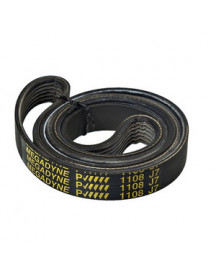 Ремінь для пральної машини 1108J7 Megadyne чорний