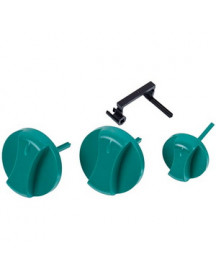 Комплект ручок керування зелених (3 шт.) для газового котла Vaillant atmo/turboMAX pro/plus 114286