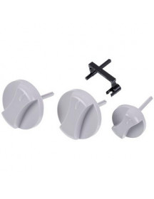 Комплект ручок керування (3 шт.) для газового котла Vaillant Turbo/Atmo MAX Pro/Plus 114288