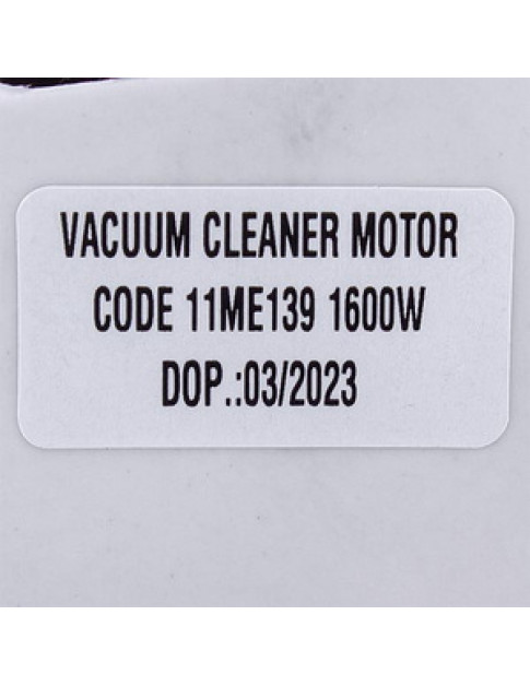 Двигун для пилососа 11ME139 D=120/90 mm H=114/44 mm 1600 W