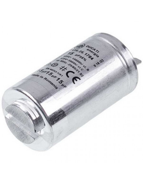 AEG 1240344745 Конденсатор Ducati 15uF 425V (2 клеми) для сушарки пральної машини