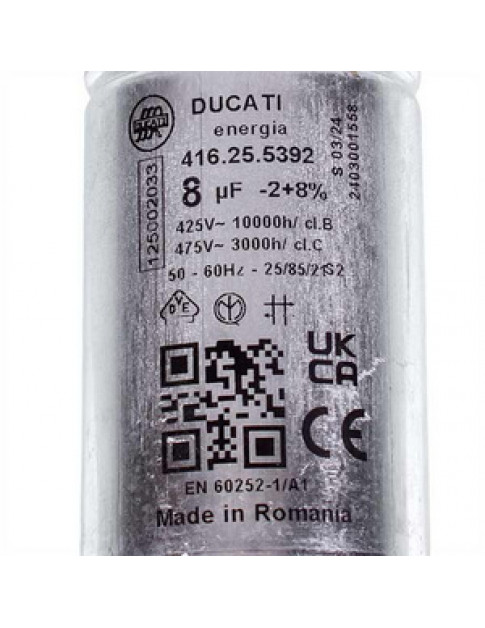 Пусковий конденсатор для пральної машини Zanussi 1250020334