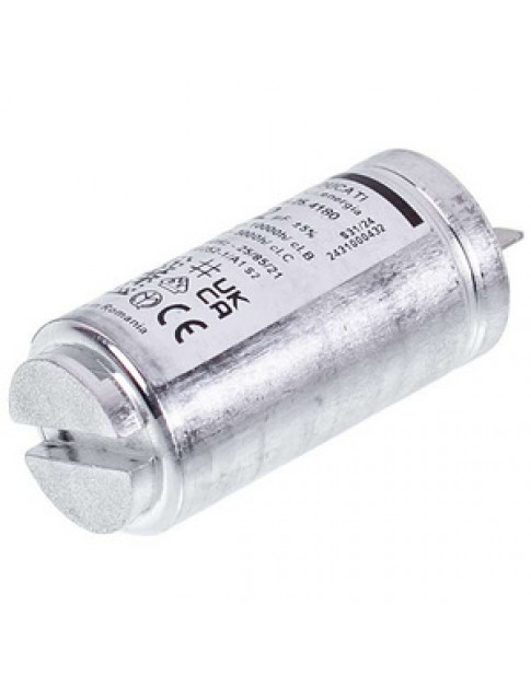 Пусковий конденсатор для сушильної машини Electrolux 1250020813 DUCATI 2uF 425V 58x30mm (2 клеми)