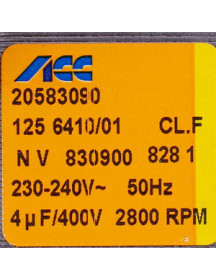 Двигун для сушильної машини Electrolux 1256410018 230-240V 2800RPM Двигун для сушильної машини Electrolux 1256410018 230-240V 2800RPM