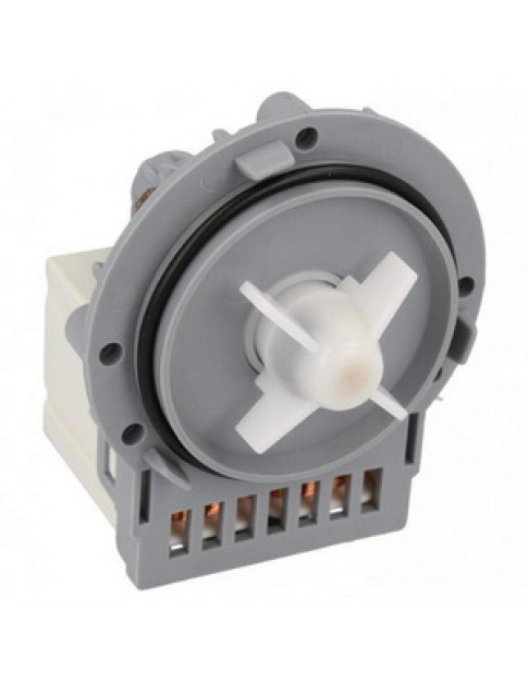 Помпа (насос) для пральної машини Zanussi 1324278306 41 Вт (контакти роздільні ззаду, на 3 саморізи)