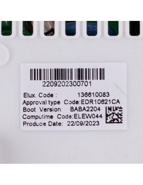 Модуль управління для пральної машини Electrolux 1366100301 (без прошивки)