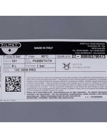 Розширювальний бак Zilmet 8 л 3/8&apos&apos для газового котла 13С0000807