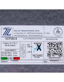 Розширювальний бак Zilio 8 л 1/2&apos&apos для газового котла 13С0000811