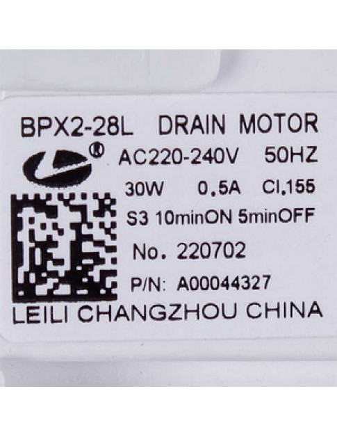 Помпа 30W BPX2-28L LEILI для пральної машини Electrolux 140000443295