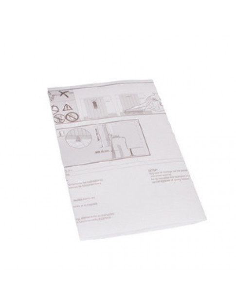 Electrolux 140035669161 Шаблон з монтажу фасаду дверей посудомийної машини 