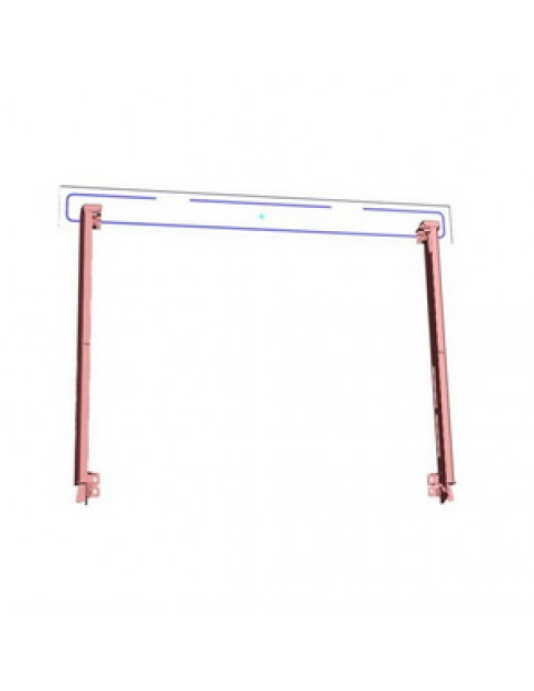 Зовнішнє скло дверей 594x470mm 140037378043 для духовки AEG