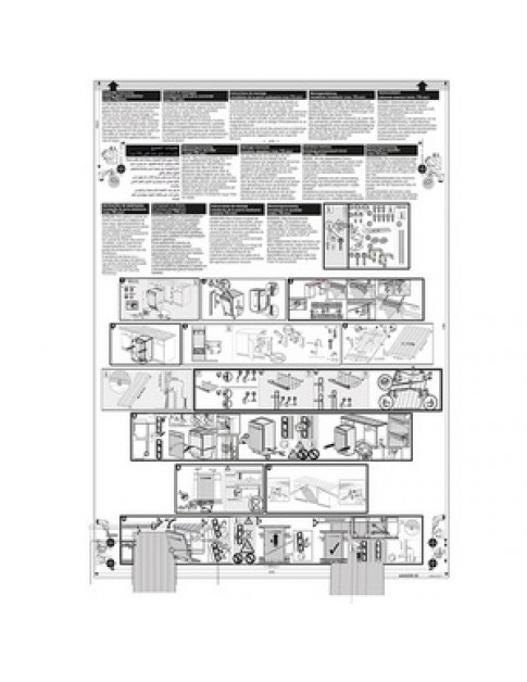 Шаблон з монтажу фасаду дверей для посудомийної машини Electrolux 140040339255