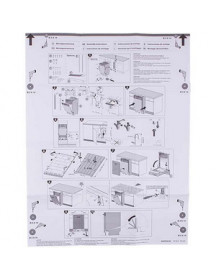 AEG 140043534043 Шаблон з монтажу фасаду двері для посудомийної машини